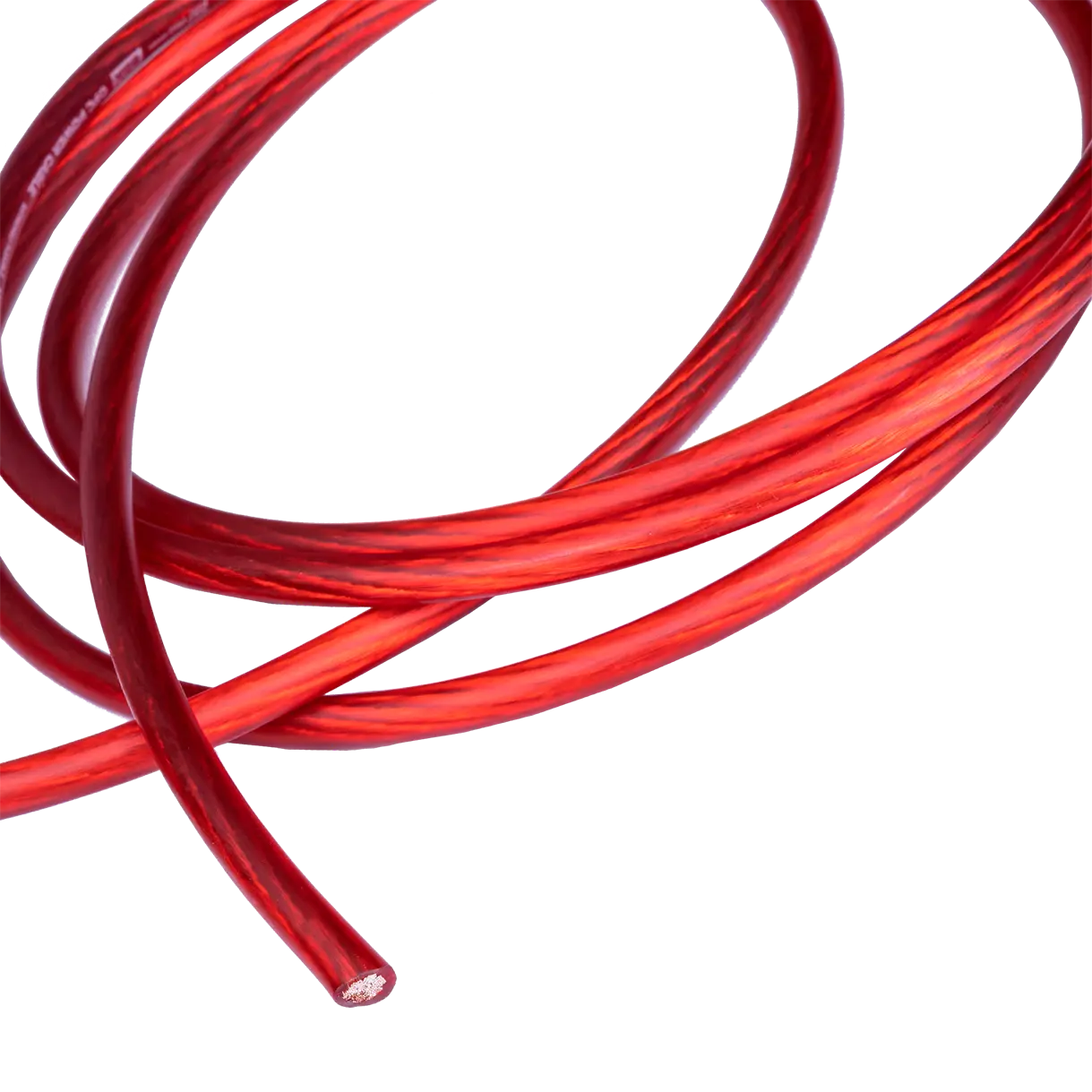 Power cable AMP PRO 8Ga OFC Red