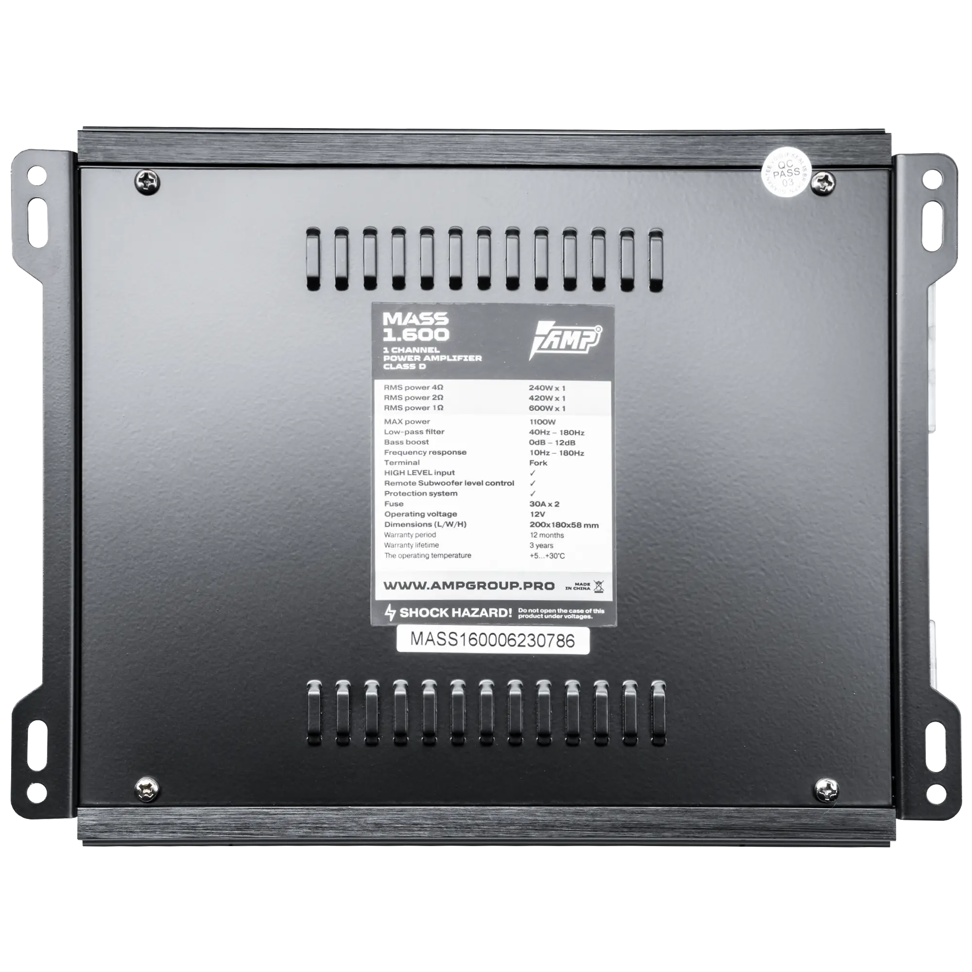  Amplifier AMP MASS 1.600