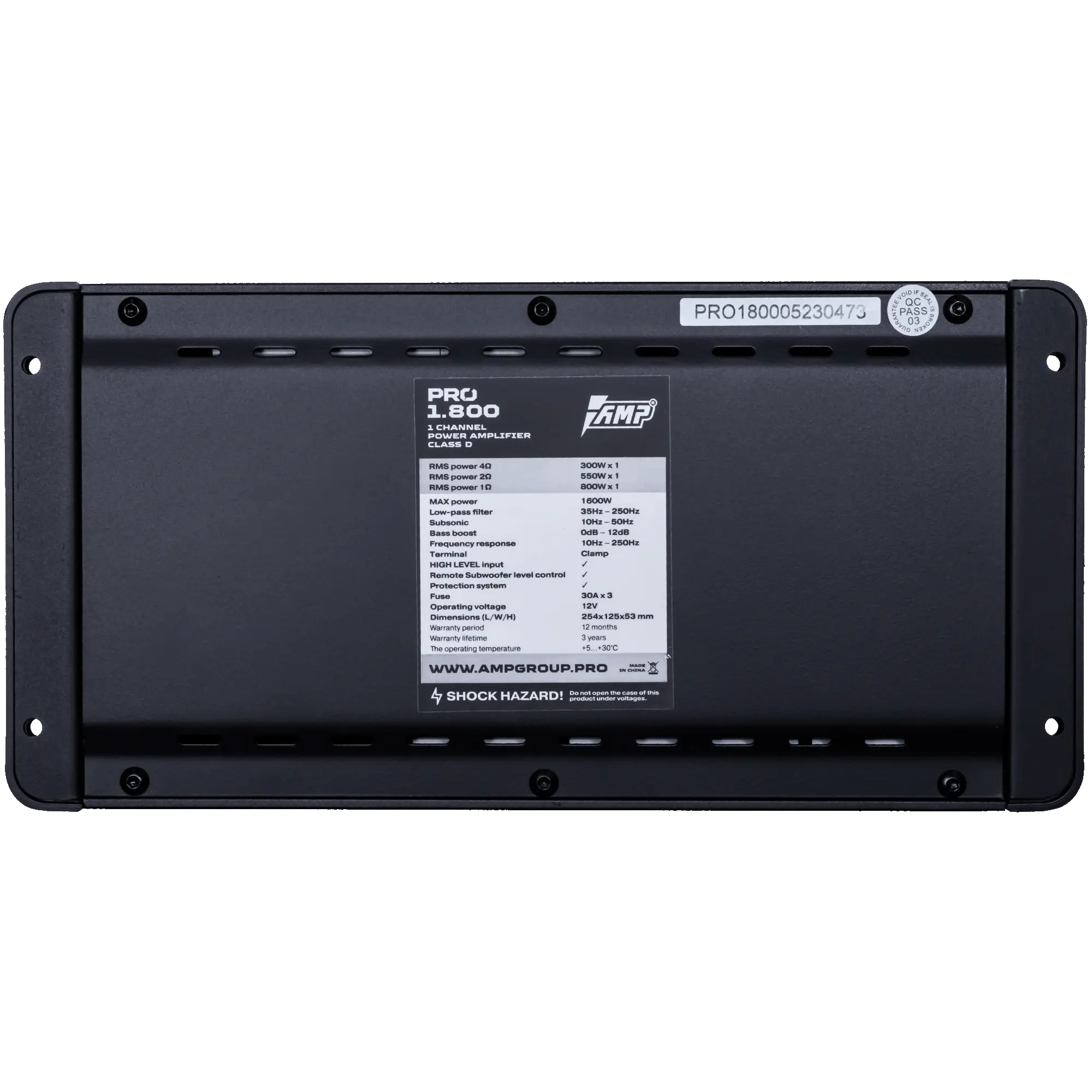 Amplifier AMP PRO 1.800