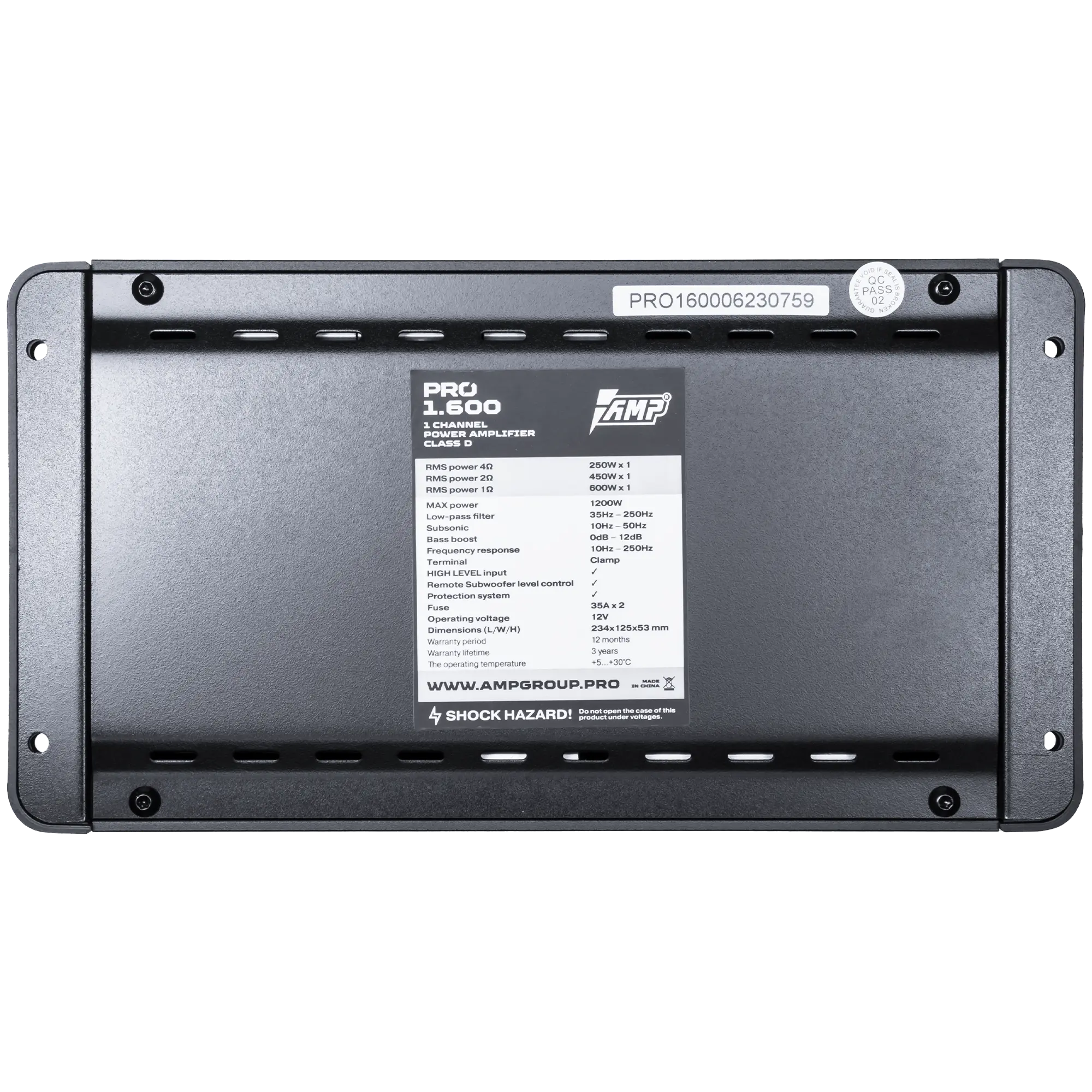 Amplifier AMP PRO 1.600