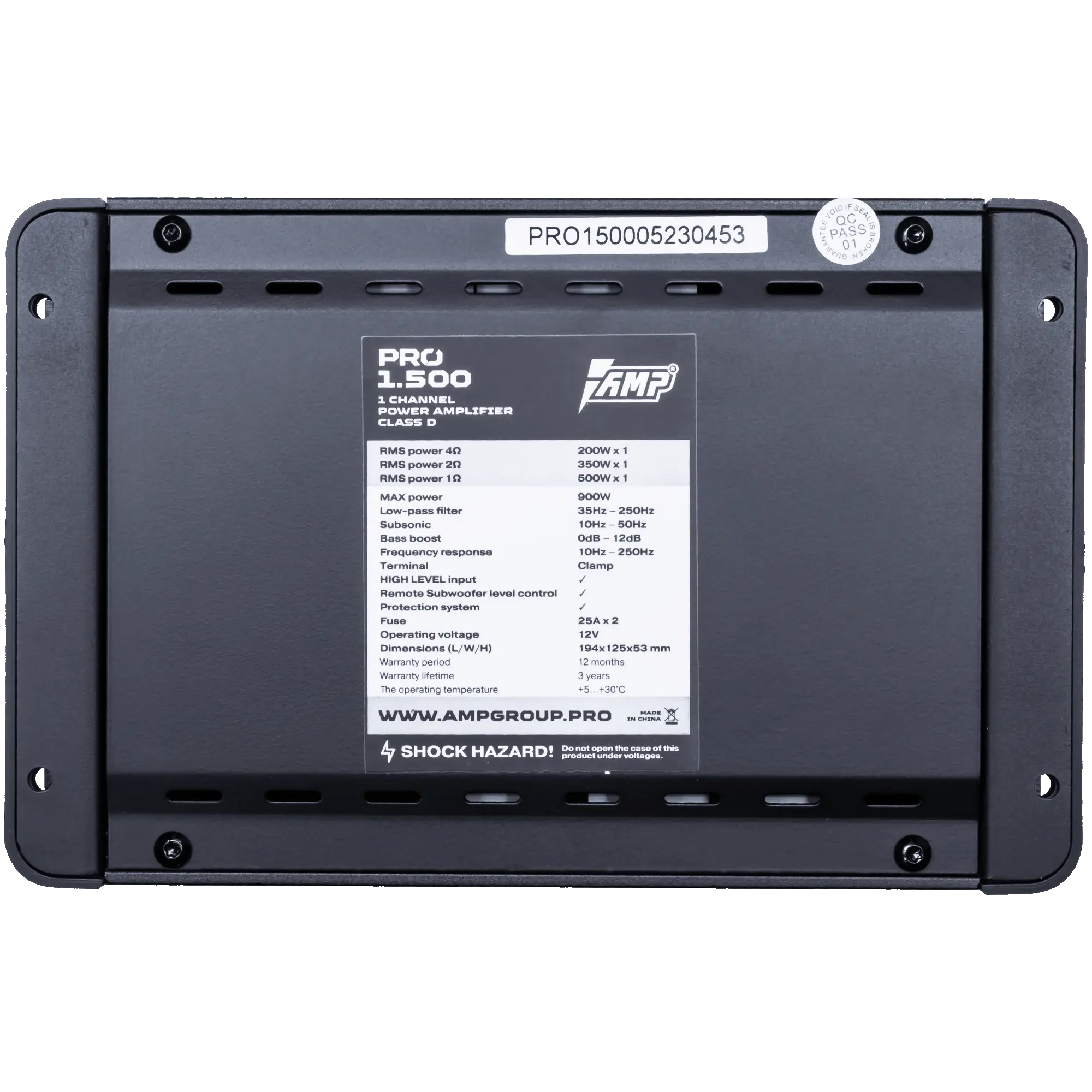 Amplifier AMP PRO 1.500