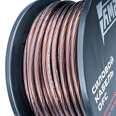Power cable AMP PRO 8Ga OFC Black