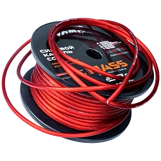 Power cable AMP MASS 8Ga Red